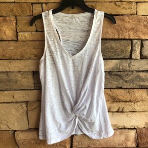 Altar’d State white twist tank top size Medium